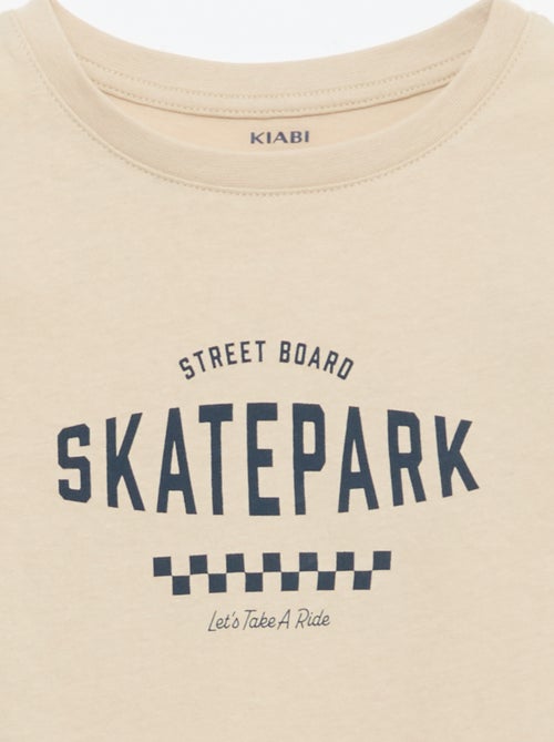 T-shirt stampata con messaggio - Kiabi