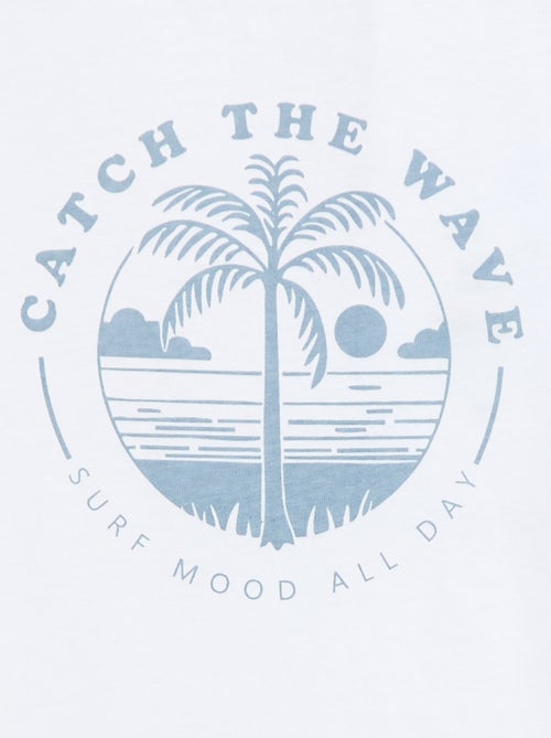 T-shirt stampata con messaggio - Kiabi