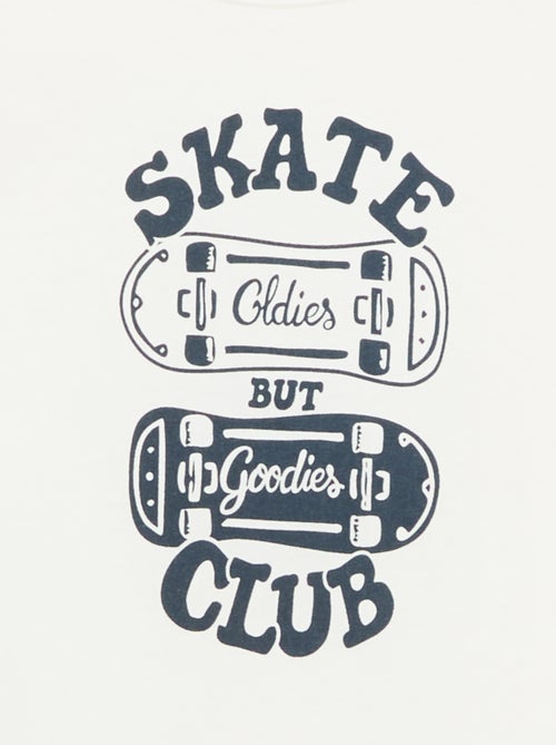 T-shirt stampata con messaggio - Kiabi