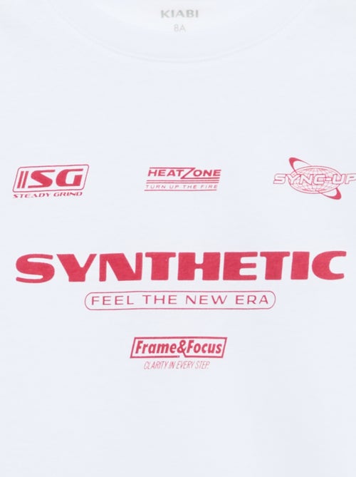 T-shirt stampata con messaggio - Kiabi