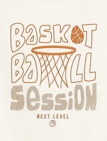 T-shirt stampata con messaggio