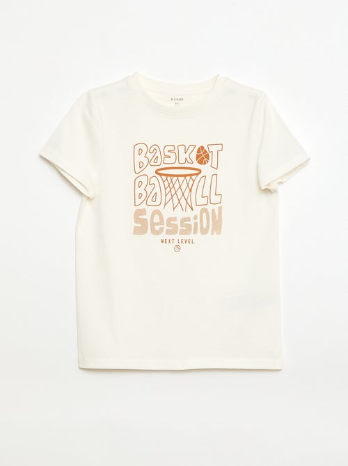 T-shirt stampata con messaggio - Kiabi