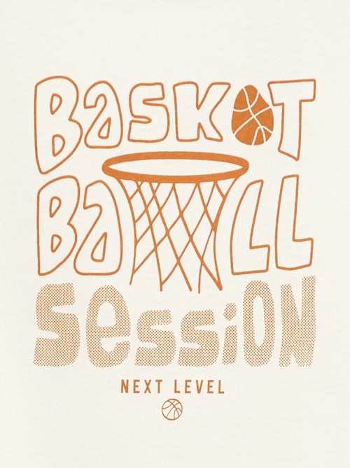 T-shirt stampata con messaggio - Kiabi