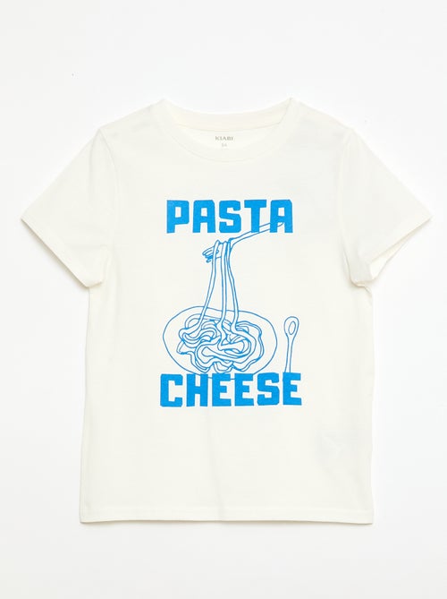 T-shirt stampata con messaggio - Kiabi