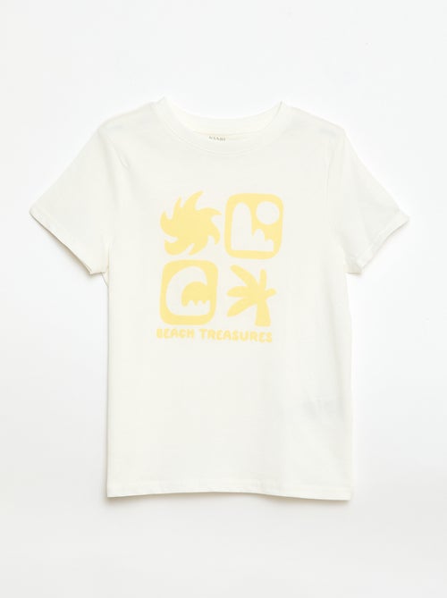 T-shirt stampata con messaggio - Kiabi