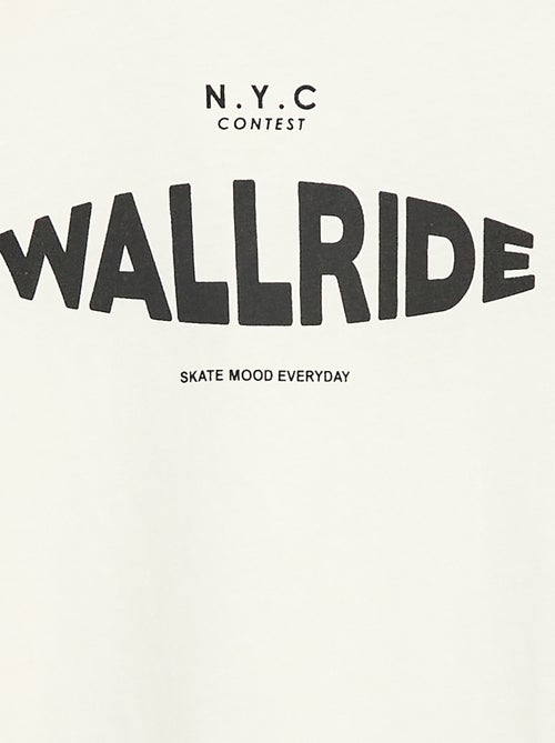 T-shirt stampata con messaggio - Kiabi