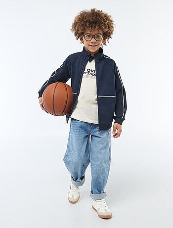 T-shirt stampata con messaggio