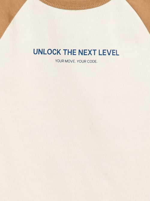 T-shirt stampata con messaggio - Kiabi