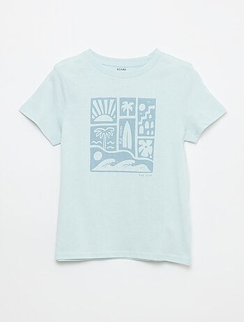 T-shirt stampata con messaggio