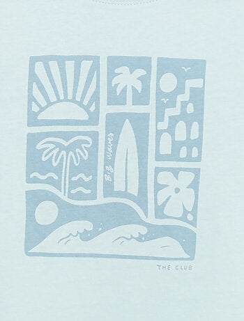 T-shirt stampata con messaggio