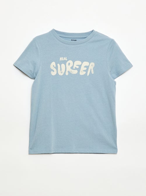 T-shirt stampata con messaggio - Kiabi