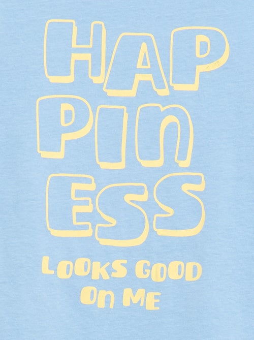 T-shirt stampata con messaggio - Kiabi