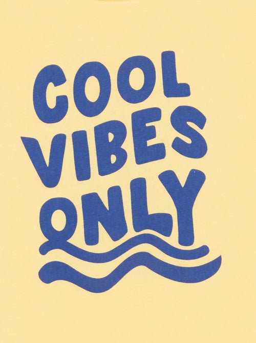 T-shirt stampata con messaggio - Kiabi