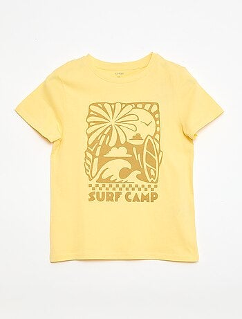 T-shirt stampata con messaggio