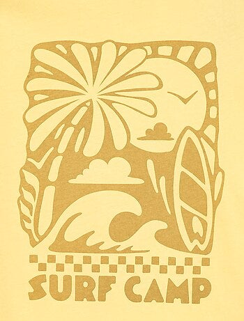 T-shirt stampata con messaggio