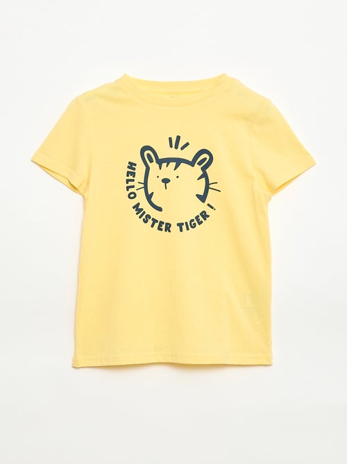 T-shirt stampata con messaggio - Kiabi