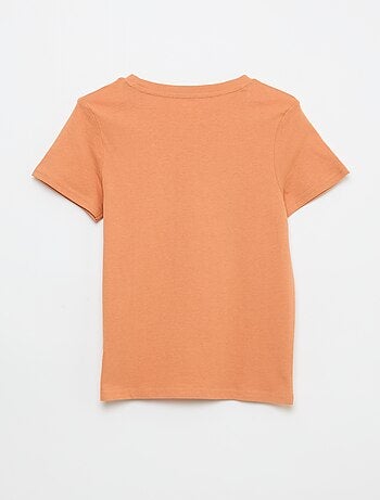 T-shirt stampata con messaggio