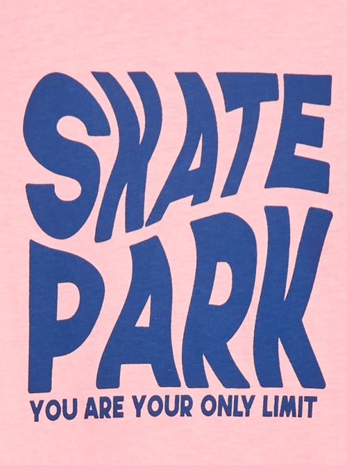 T-shirt stampata con messaggio - Kiabi