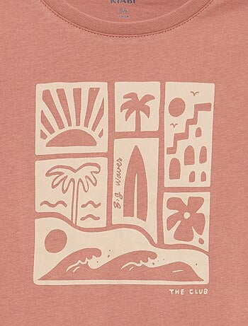 T-shirt stampata con messaggio