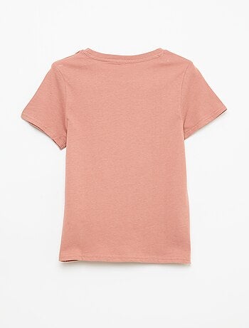 T-shirt stampata con messaggio