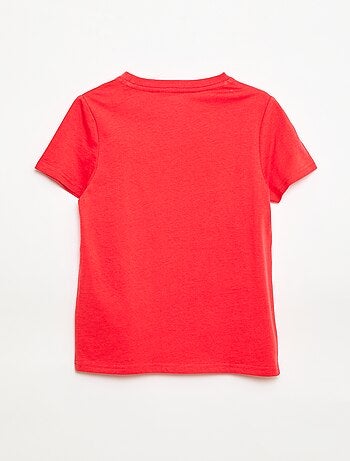 T-shirt stampata con messaggio