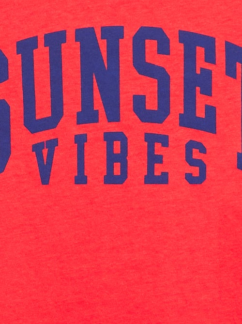 T-shirt stampata con messaggio - Kiabi