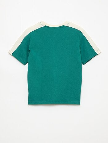 T-shirt stampata con messaggio
