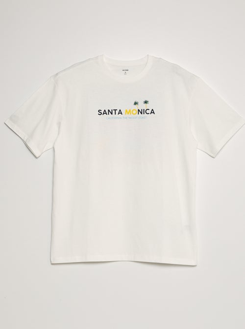 T-shirt stampata con scollo tondo - Kiabi