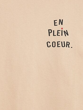 T-shirt stampata con scritta - So Easy