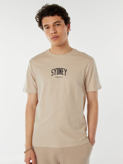 T-shirt stampata con scritta - Kiabi