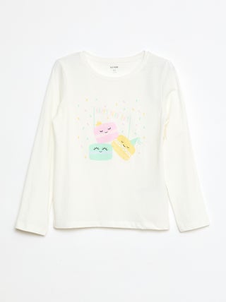 T-shirt stampata con scritta