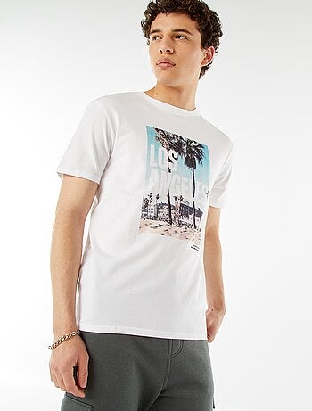 T-shirt stampata con scritta