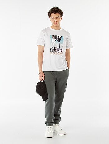 T-shirt stampata con scritta
