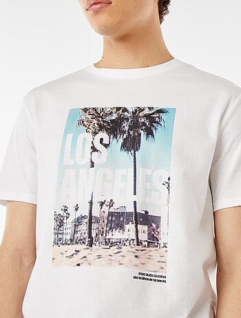 T-shirt stampata con scritta