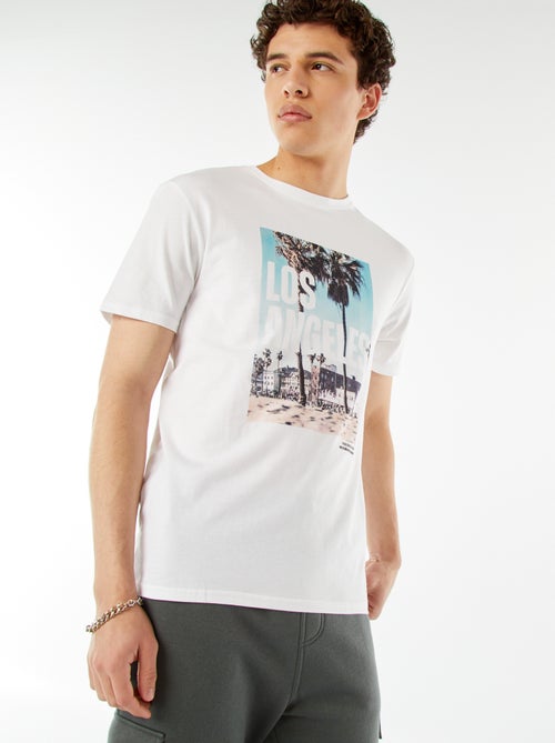 T-shirt stampata con scritta - Kiabi