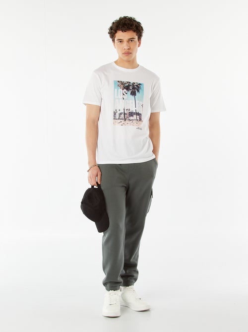 T-shirt stampata con scritta - Kiabi