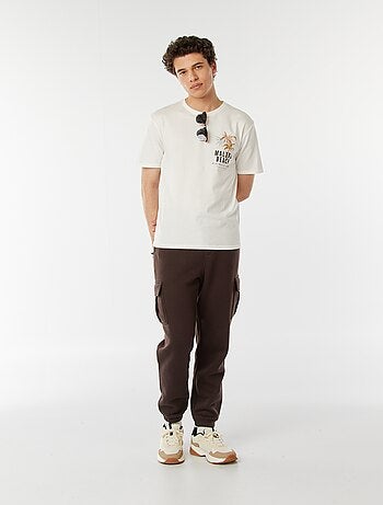 T-shirt stampata con scritta