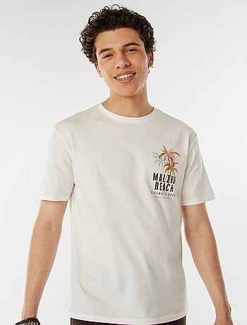 T-shirt stampata con scritta