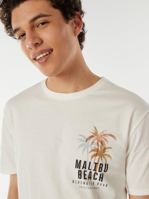 T-shirt stampata con scritta - Kiabi