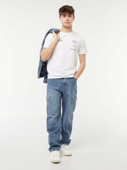 T-shirt stampata con scritta - Kiabi