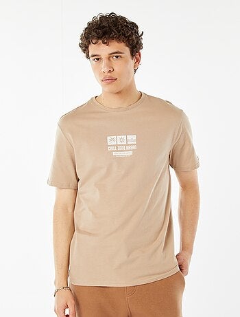 T-shirt stampata con scritta