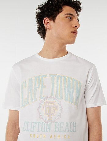 T-shirt stampata con scritta