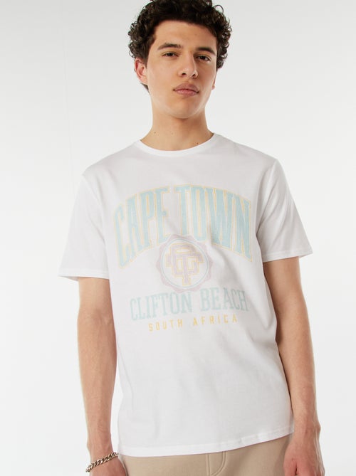 T-shirt stampata con scritta - Kiabi