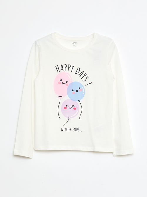 T-shirt stampata con scritta - Kiabi
