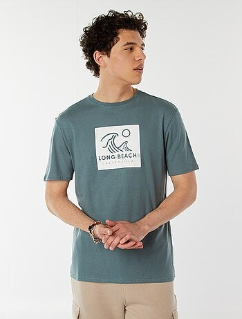 T-shirt stampata con scritta