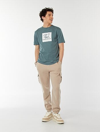 T-shirt stampata con scritta