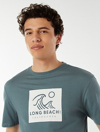 T-shirt stampata con scritta