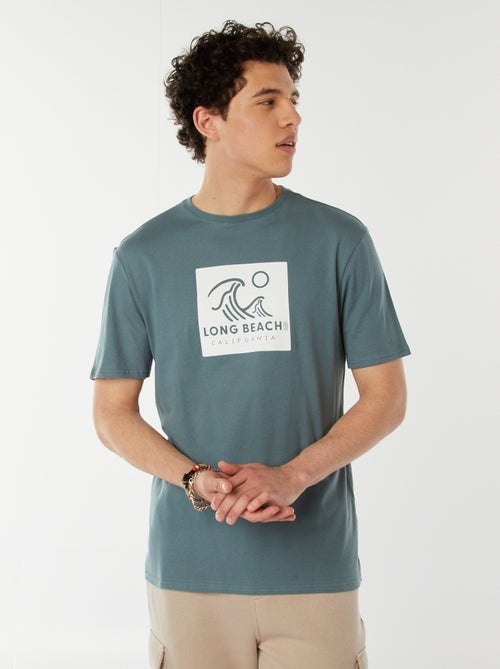 T-shirt stampata con scritta - Kiabi