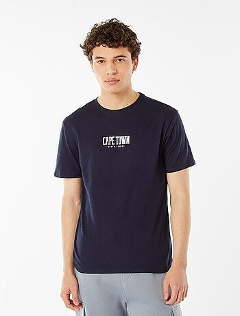 T-shirt stampata con scritta