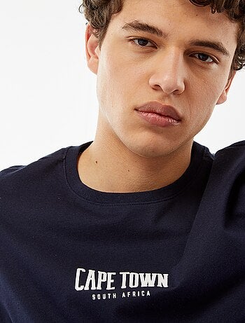 T-shirt stampata con scritta